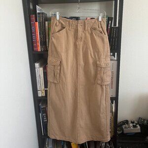 Brandy Melville Beverly long cargo skirt